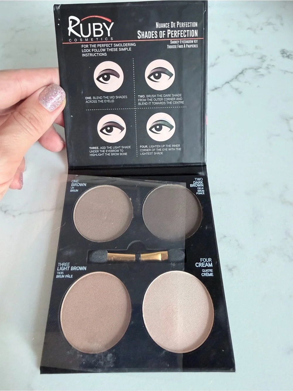 Shades of Perfection Smokey Eyeshadow Kit - Black & Red